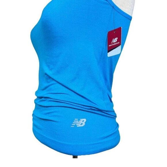 New Balance NWT Performance Seamless Tank in Kinetic Blue Size Small - Picture 5 of 11